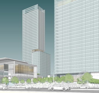 商业综合体 超高层塔楼 街区式商业 现代简洁